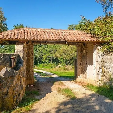 With Big Garden And Large Pool Near
